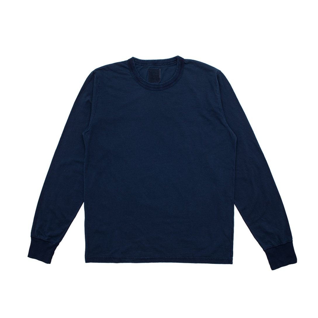 INDIGO DYE WIDE TEE L/S - 1