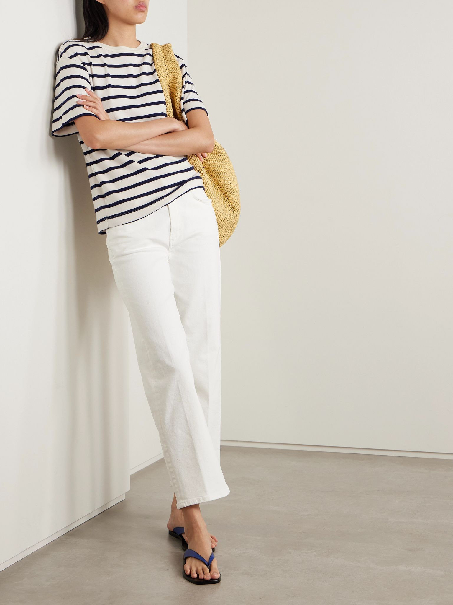 Palma high-rise straight-leg jeans White - 2