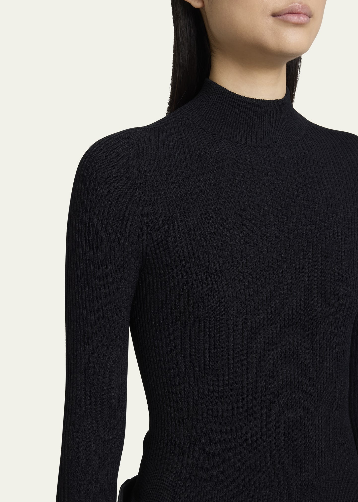 Mock-Neck Long Sleeve Bodysuit - 5