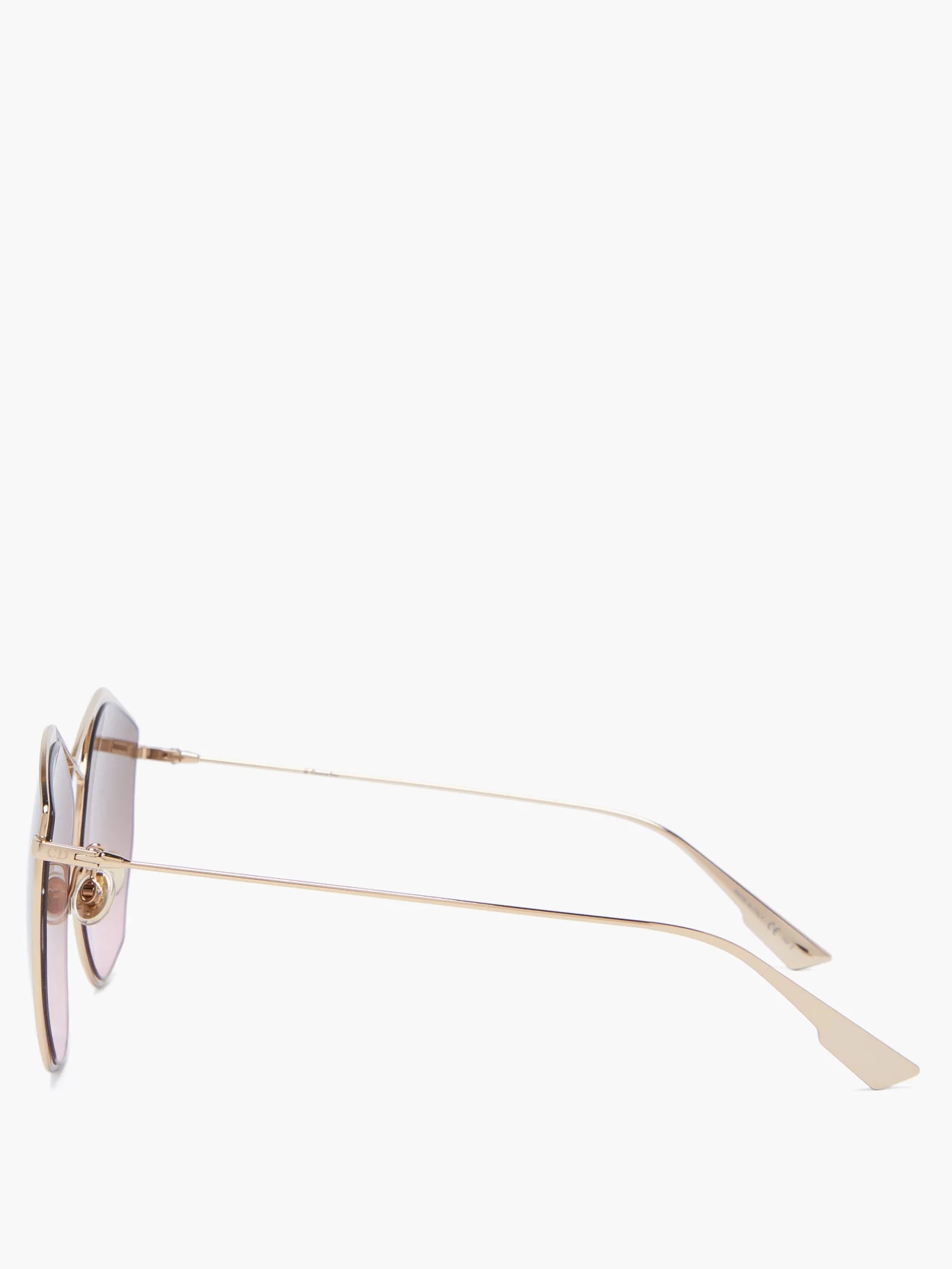 DiorStellaire4 hexagonal metal sunglasses - 3