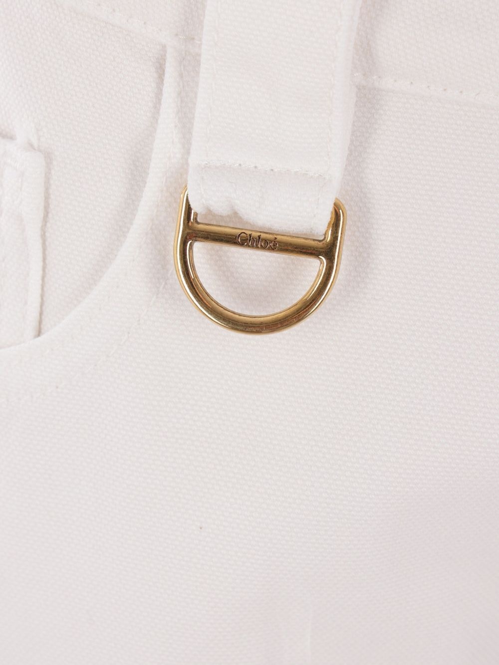 cotton straight-leg trousers - 3