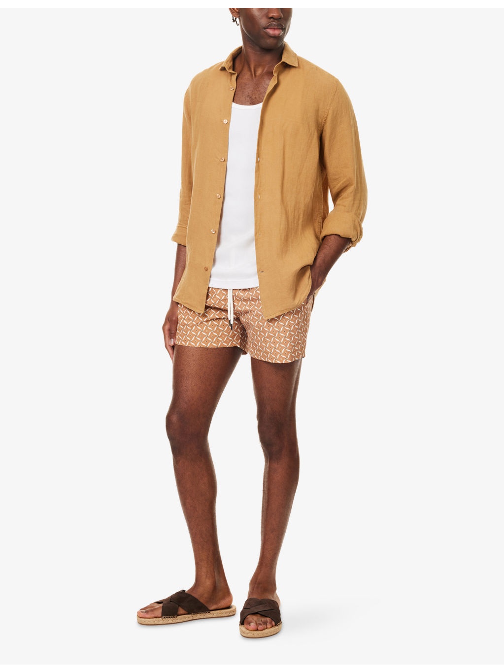 Castro Short-Sleeve Linen Shirt - 2