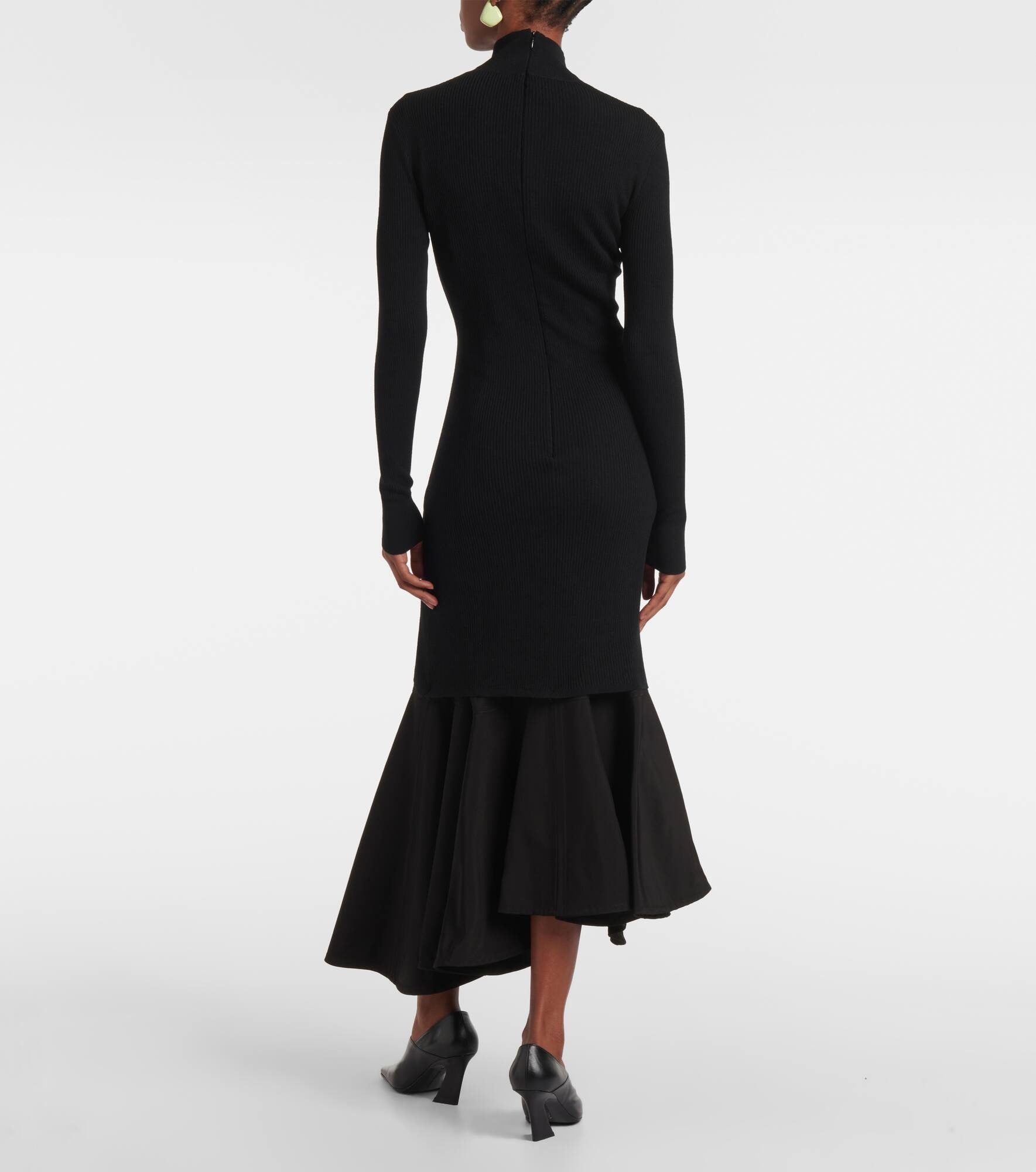 Ruffled midi dress - 3
