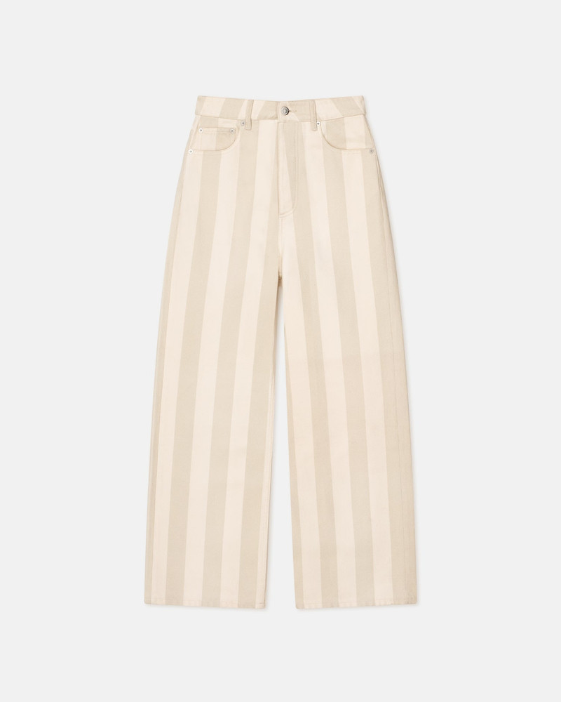 Striped Wide-Leg Jeans 1
