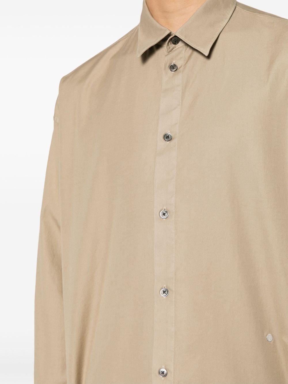 Destroyed Illusion cotton shirt - 5