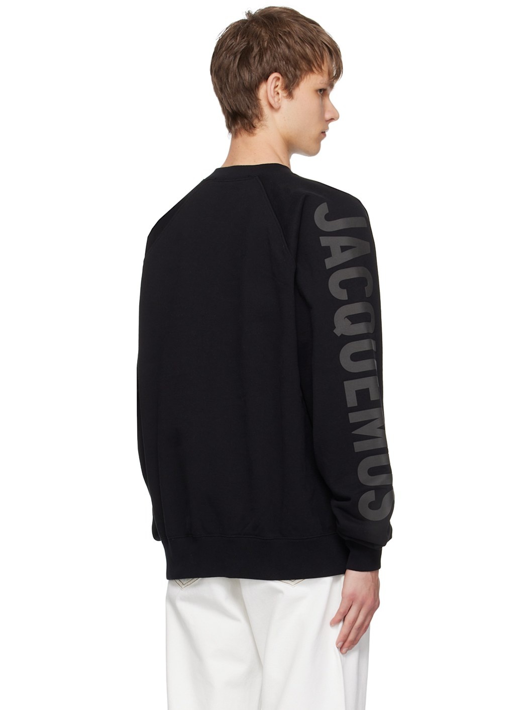 Black Les Classiques 'Le sweatshirt Typo' Sweatshirt - 3