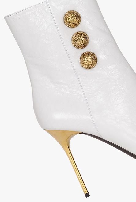 White leather Roni ankle boots - 6