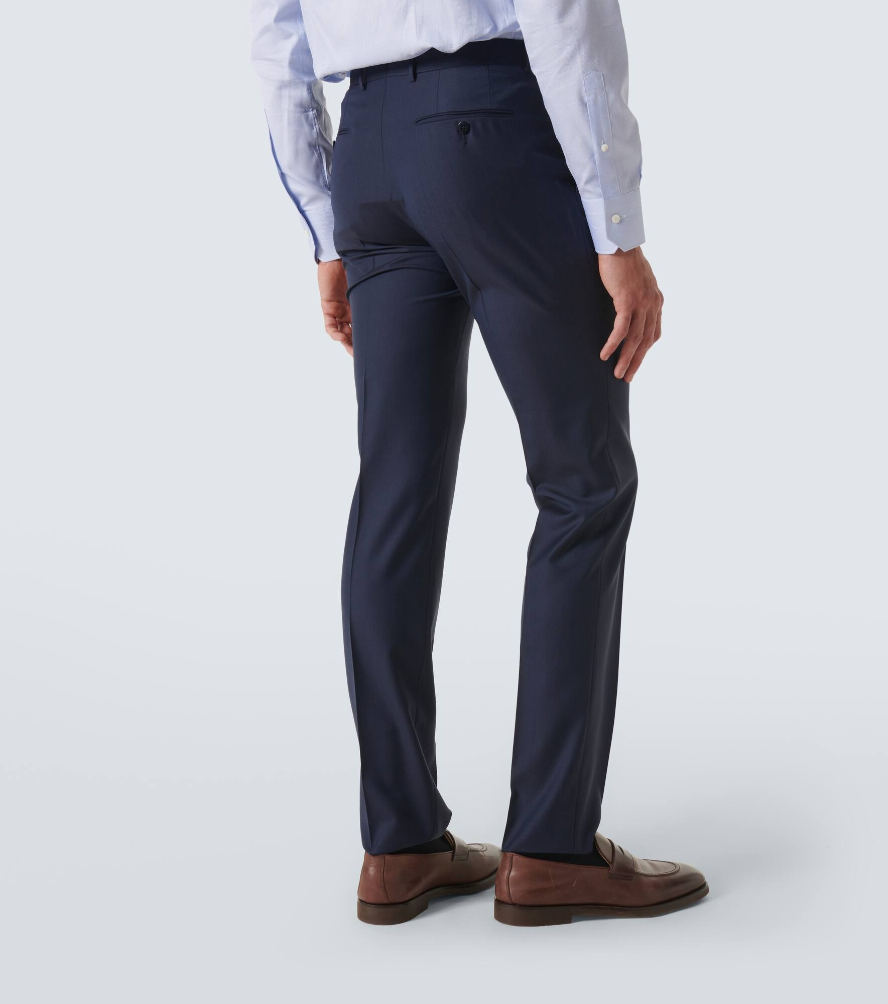 Trofeo wool slim pants - 4