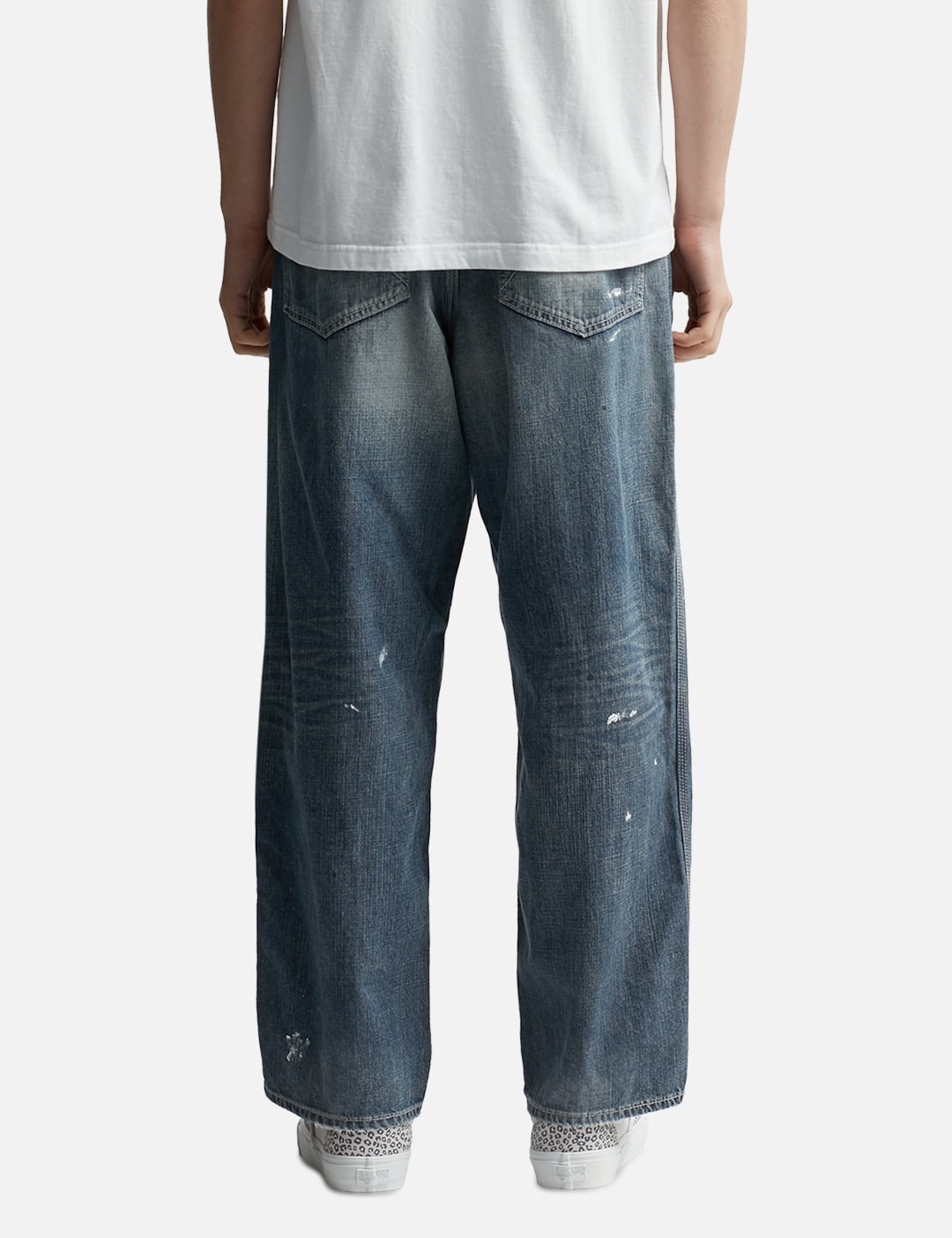 WASHED UTILITY PANTS - 4