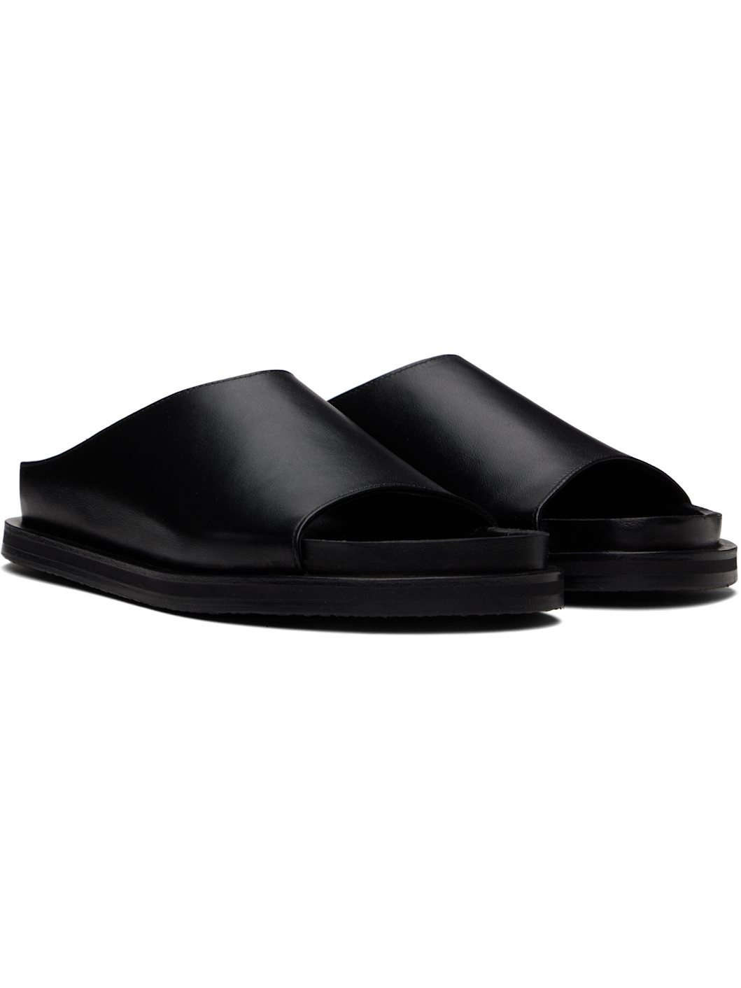 Black Spring Sandals - 4