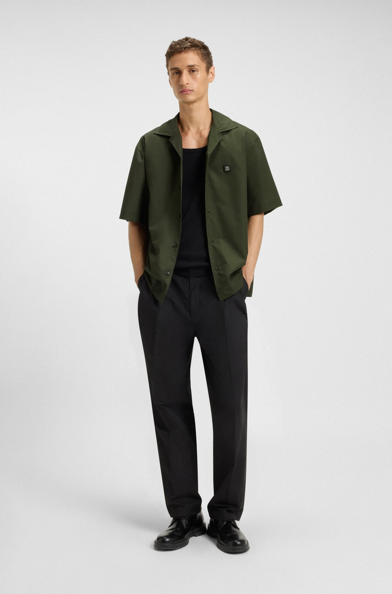 HUGO OVERSIZE-FIT SHIRT IN PAPER-TOUCH COTTON outlook