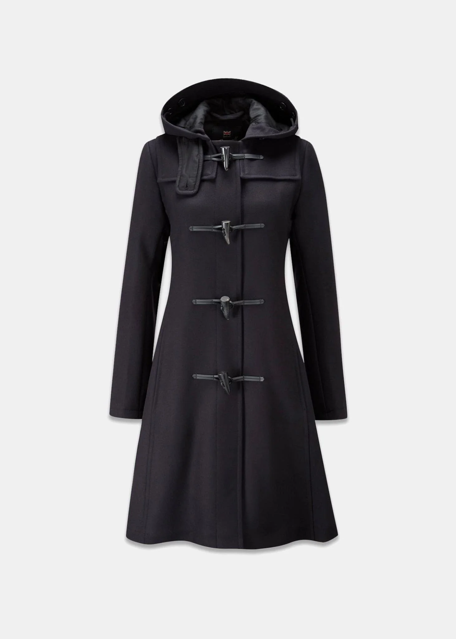 Women's Swing Duffle Coat Navy - 1