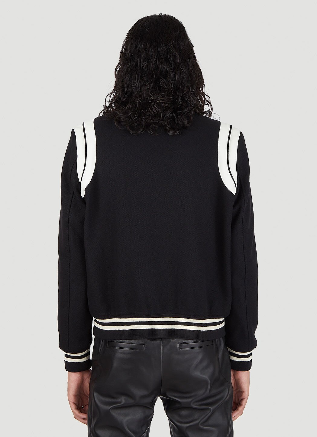 Teddy Varsity Bomber Jacket - 4
