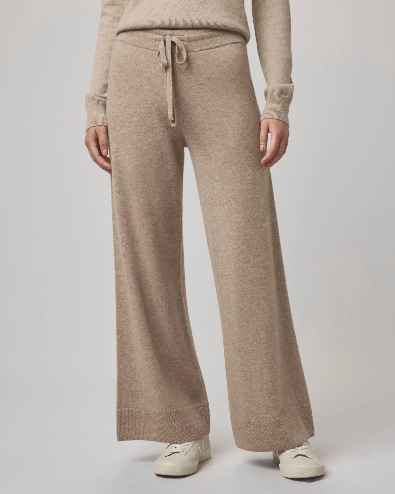Tori Cashmere Wide Leg Pant - 1