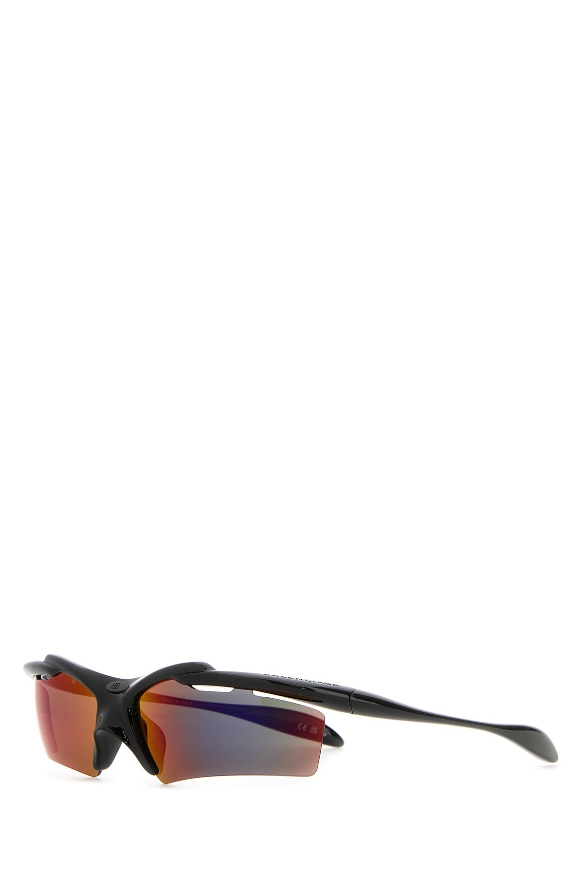 Black acetate Turbo Rectangle sunglasses - 2