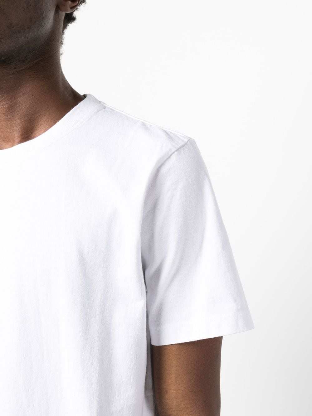 plain round-neck T-shirt - 5