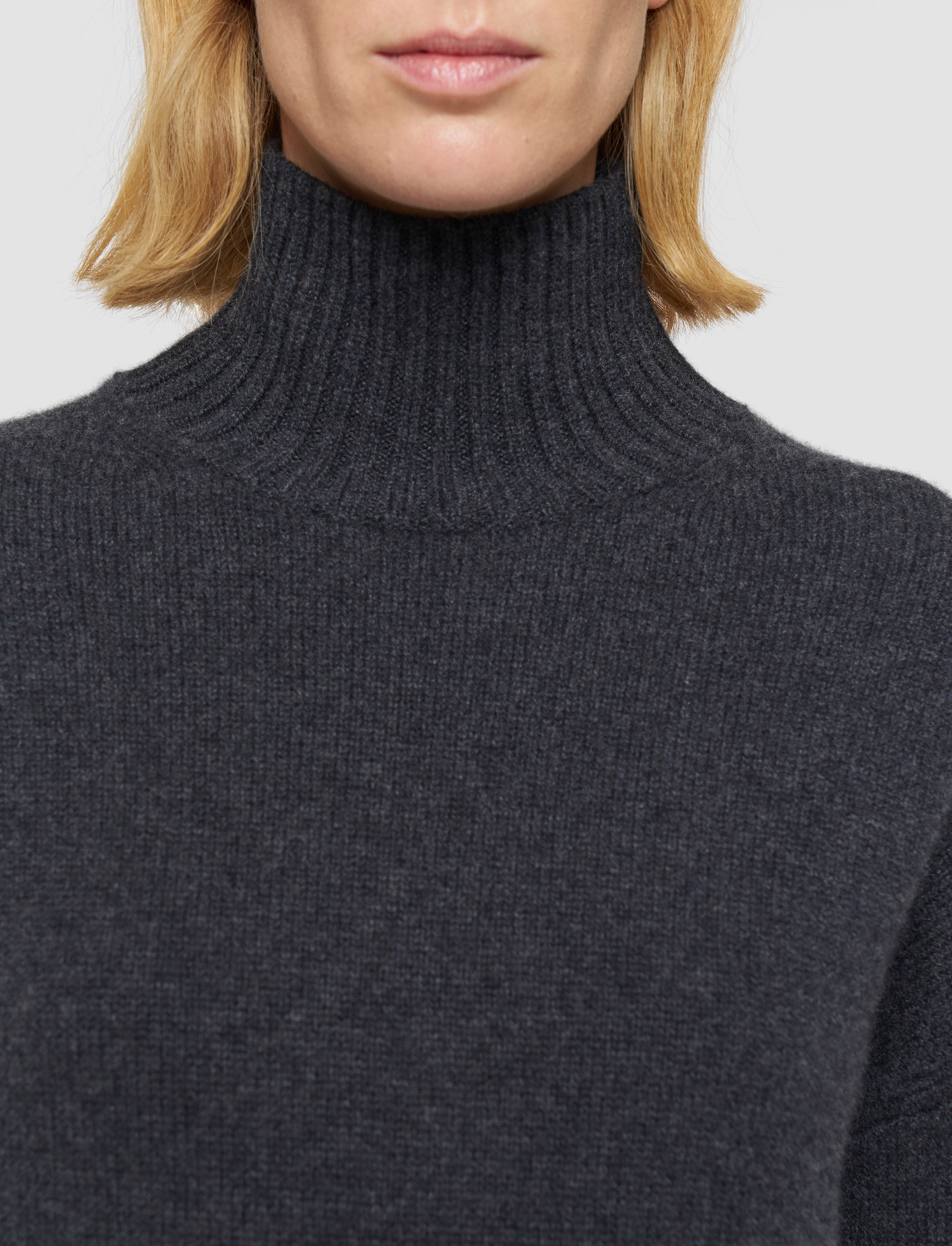 Luxe Cashmere High Neck Jumper - 5