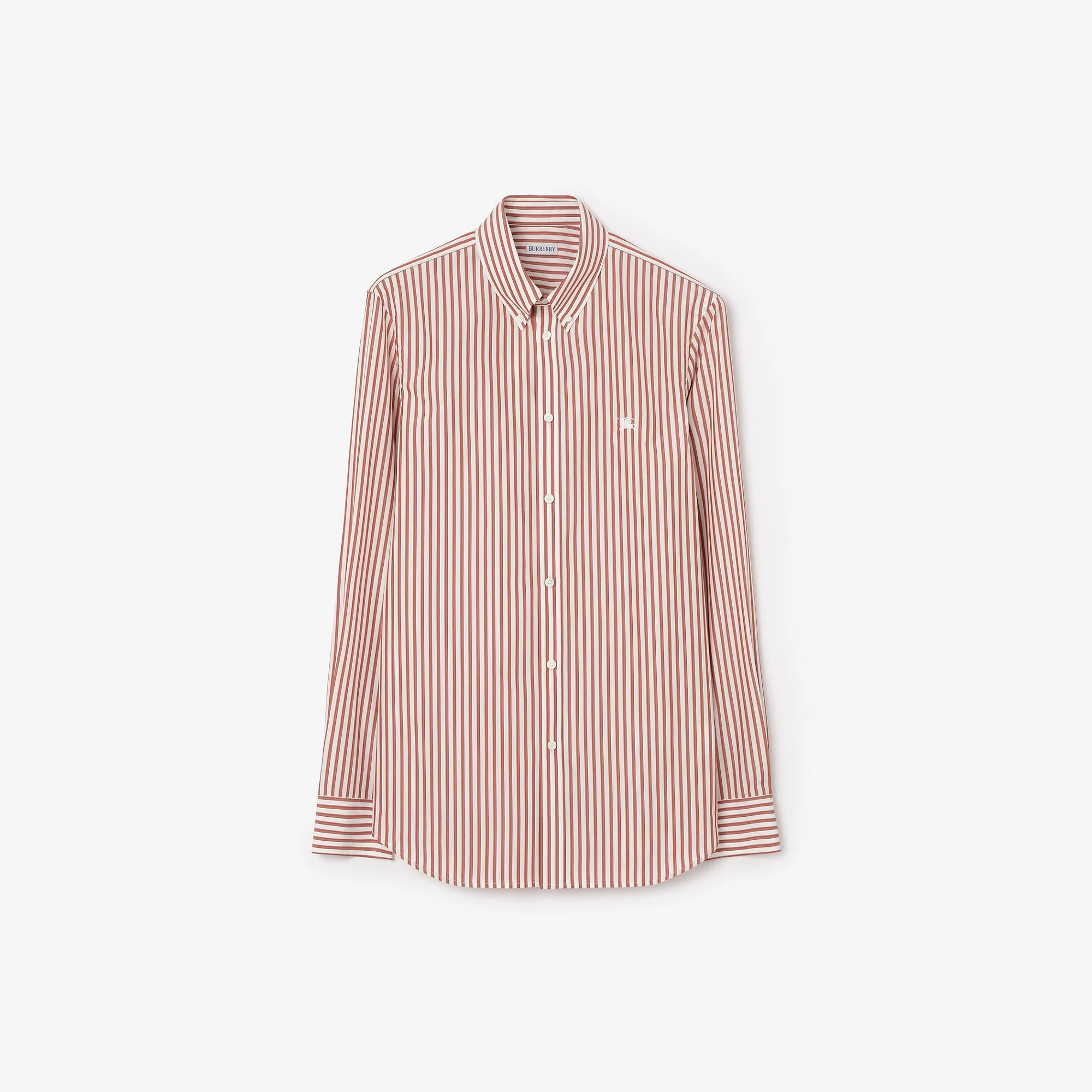 Slim Fit Striped Cotton Shirt - 1