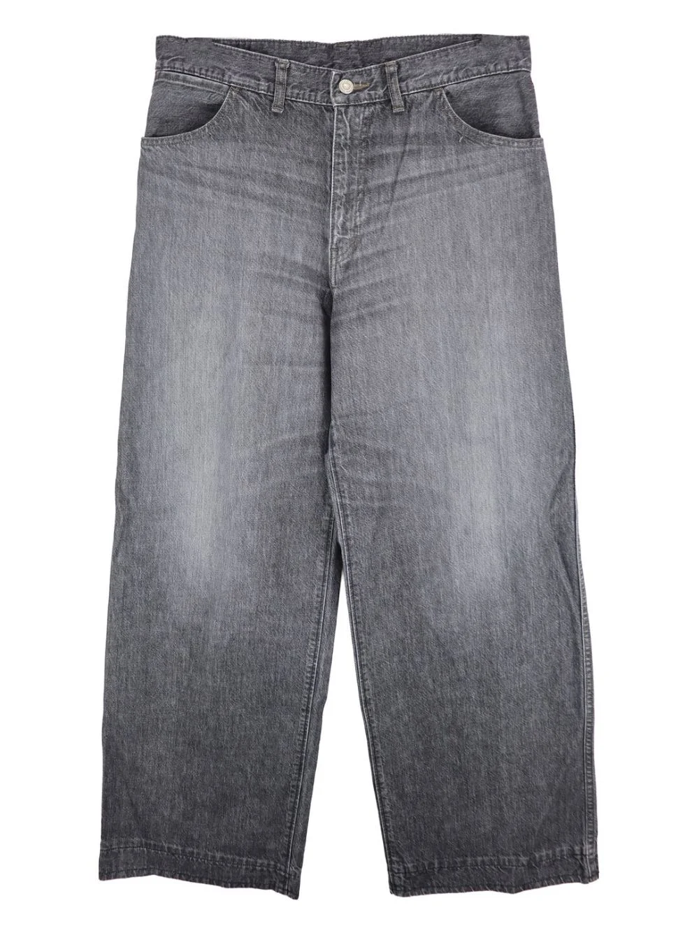 patch-pocket cotton pants - 1