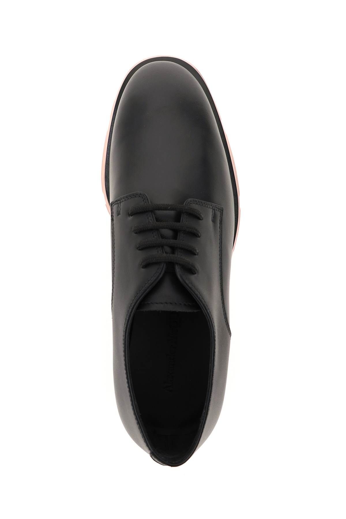 SLIM TREAD LEATHER DERBY SHOES - 3