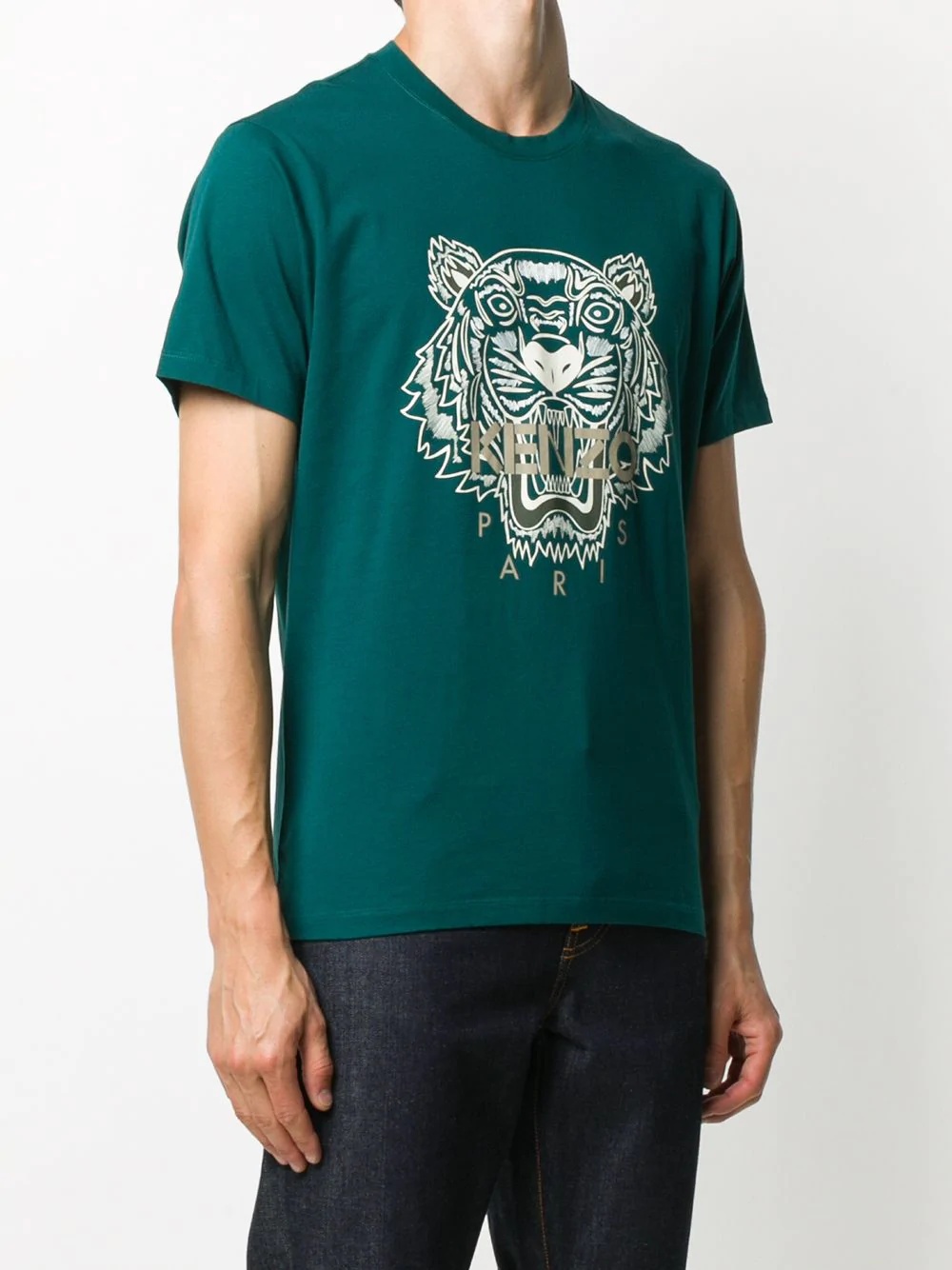 tiger logo T-shirt - 3