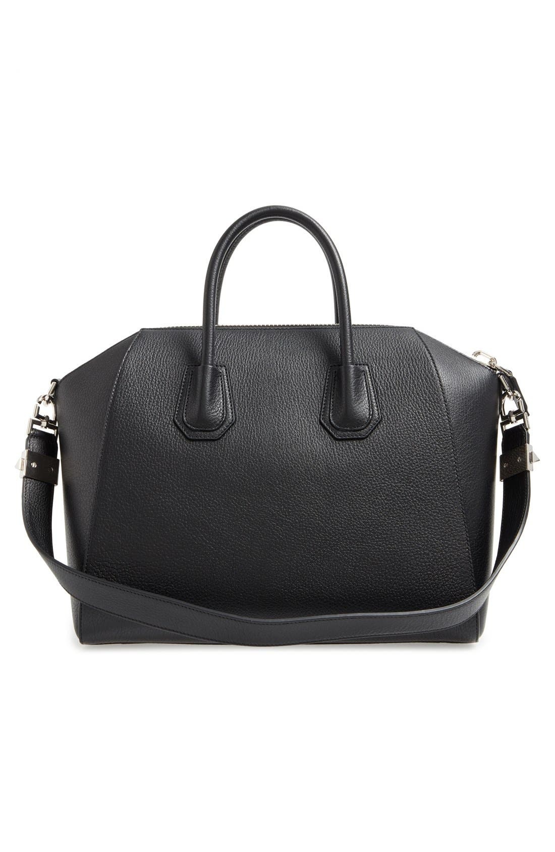 Givenchy Medium Antigona Sugar Leather Satchel in Black at Nordstrom - 9