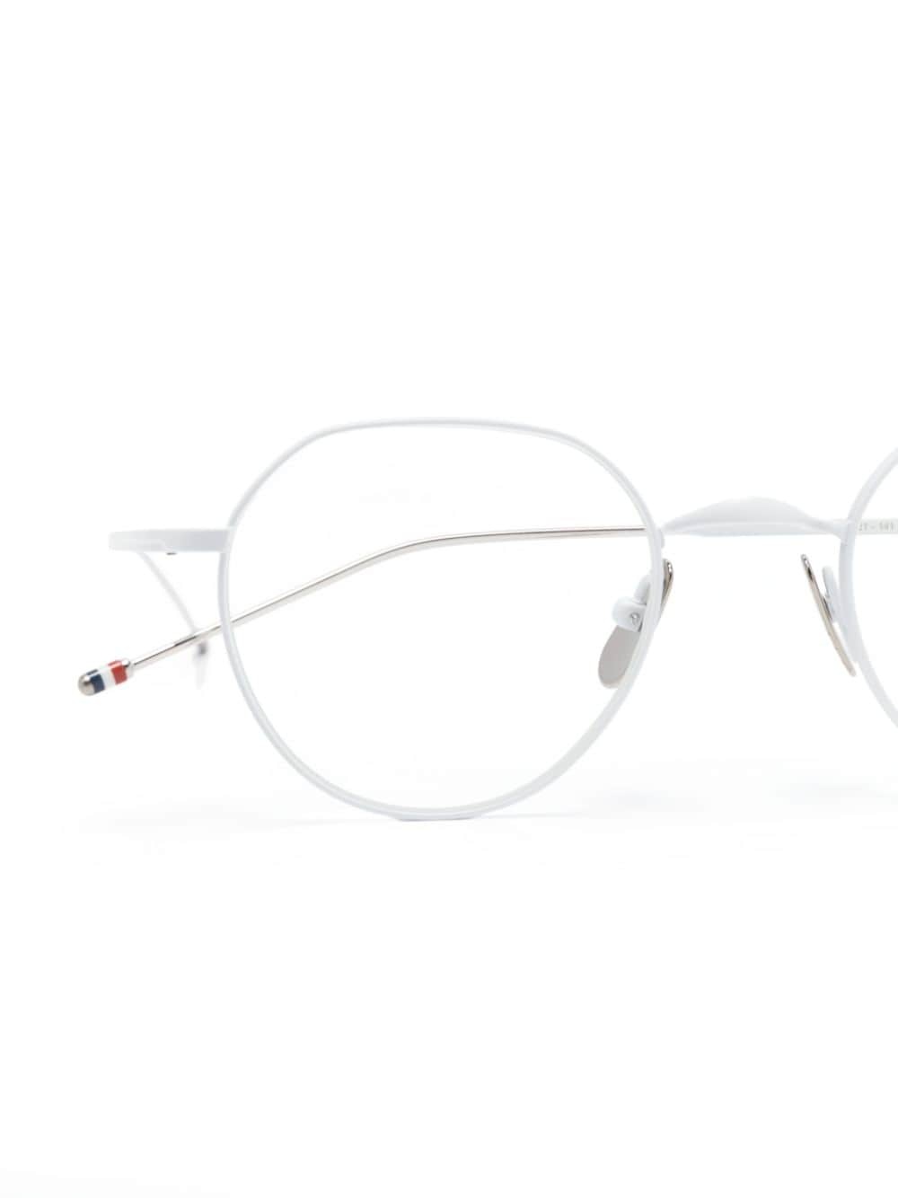 titanium round glasses - 3