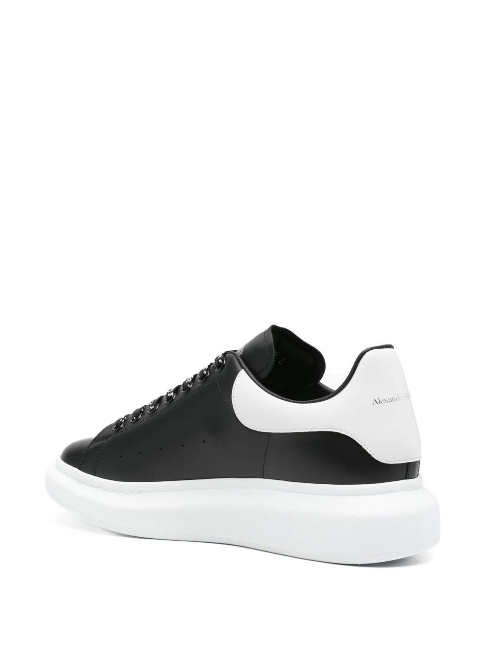 Leather sneaker with logo - 2