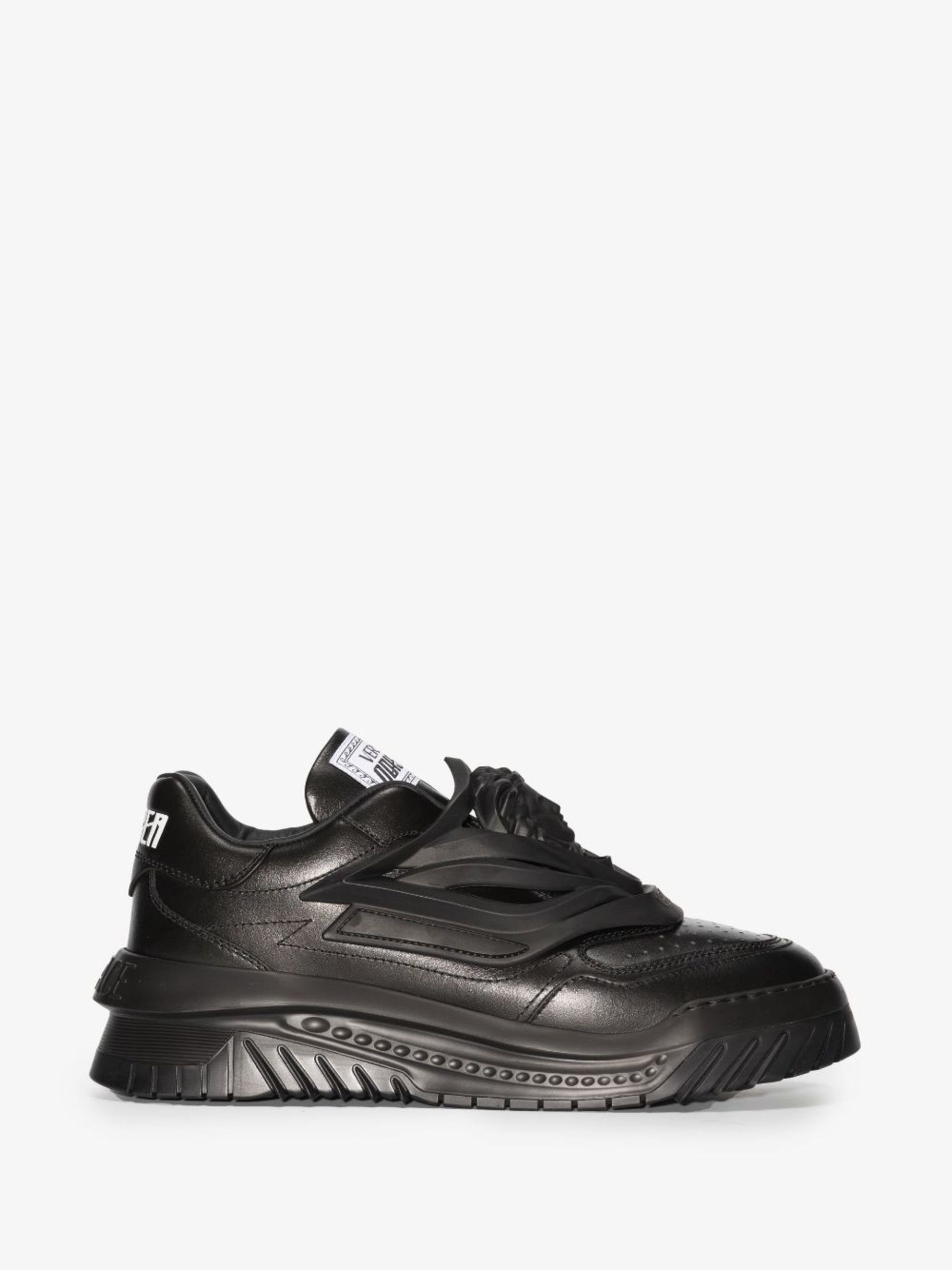 black Odissea leather sneakers - 1
