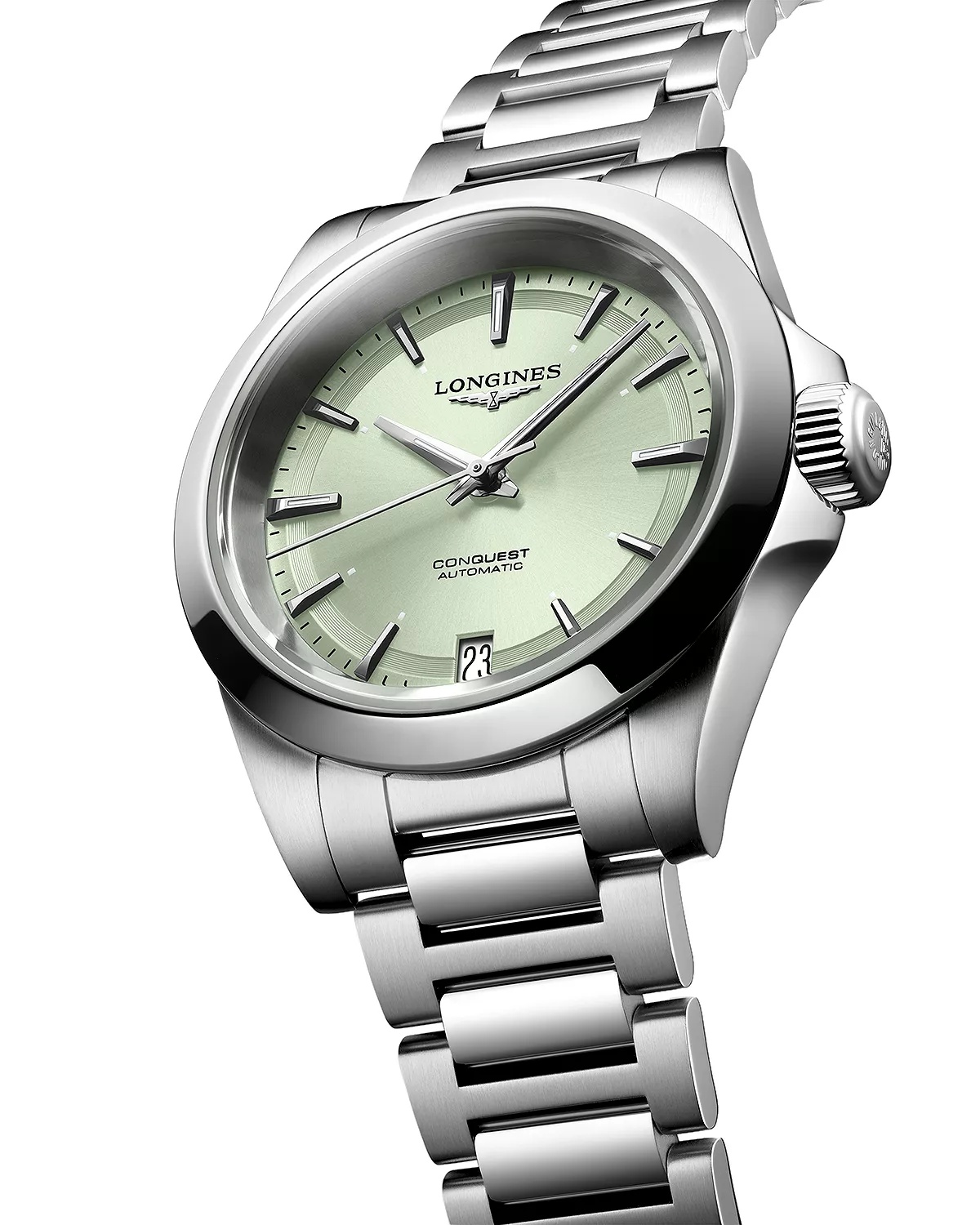 Conquest Sunray Green Watch, 34mm - 2