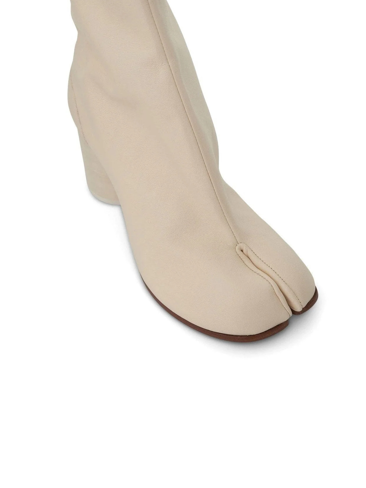 Tabi Ankle Boot 80mm in White - 4
