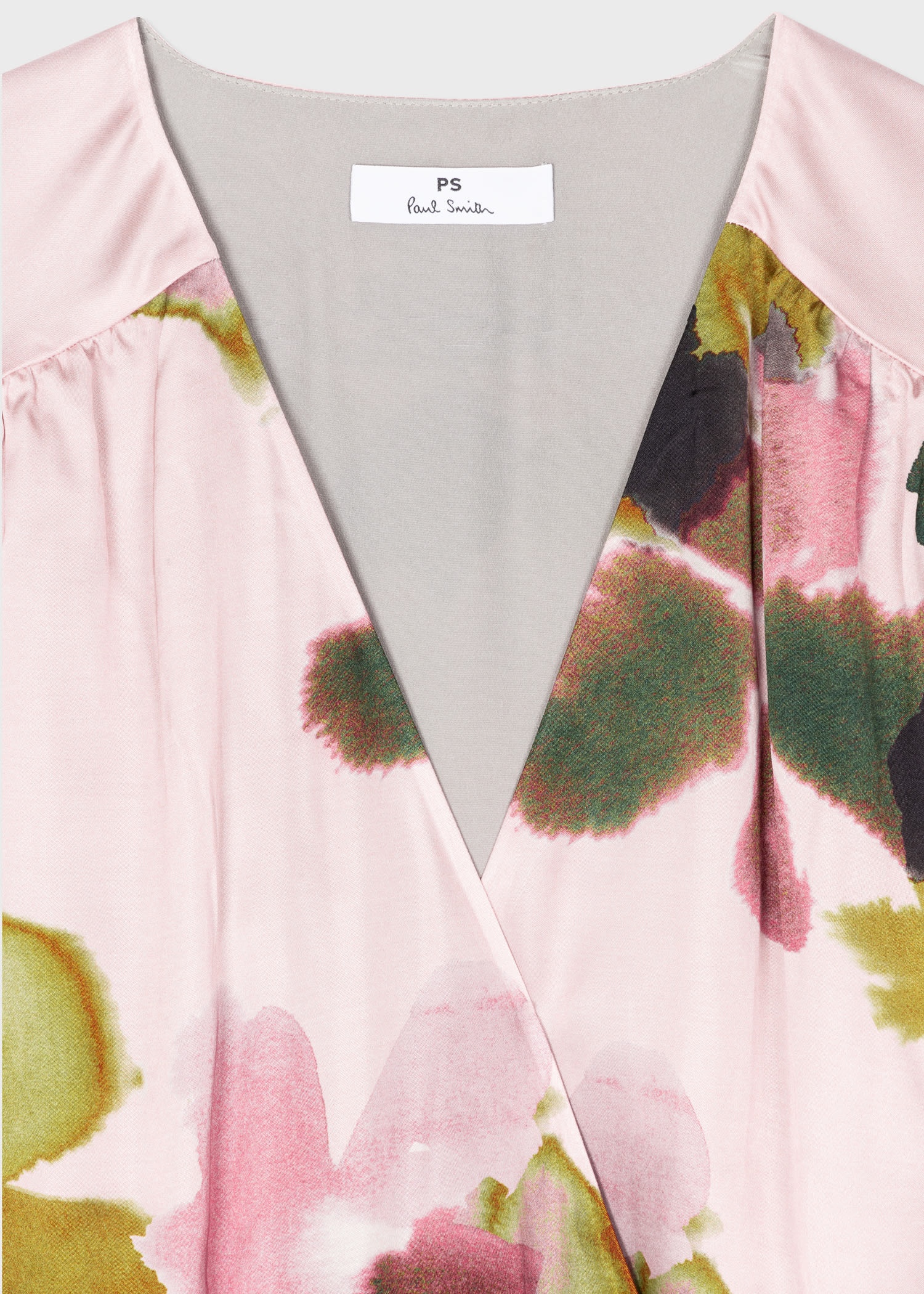 'Floral Watercolour' Print Dress. - 2