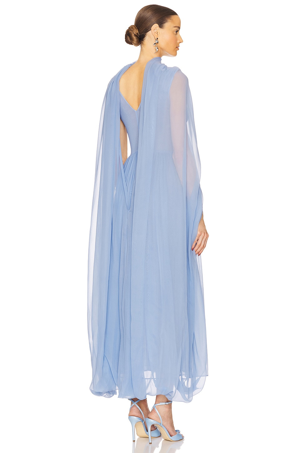 The Sabine Dress in Silk Chiffon - 5