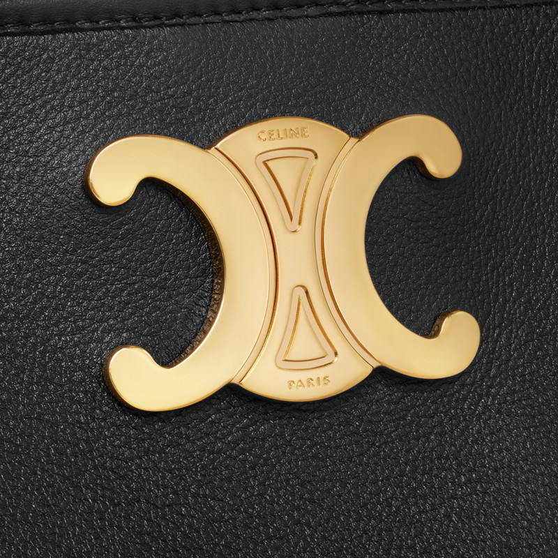 NEWSPAPER CHAIN BAG TRIOMPHE SOFT in SUPPLE CALFSKIN 5