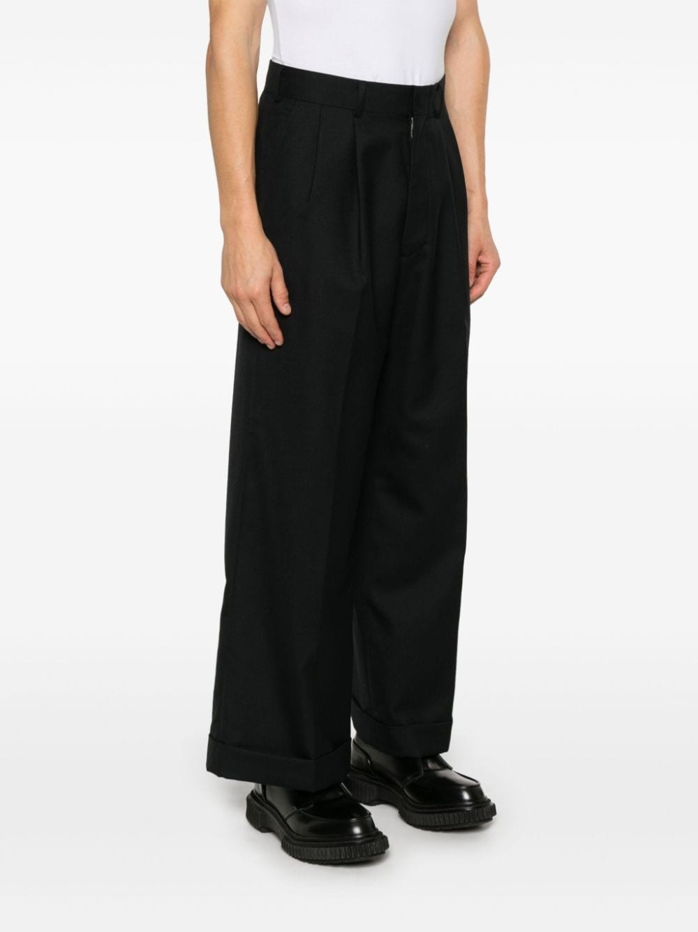 pleated trousers - 3