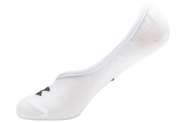 Under Armour Essential Lolo Liner Socks (3 Pack) 'White' 1361148-100 - 5