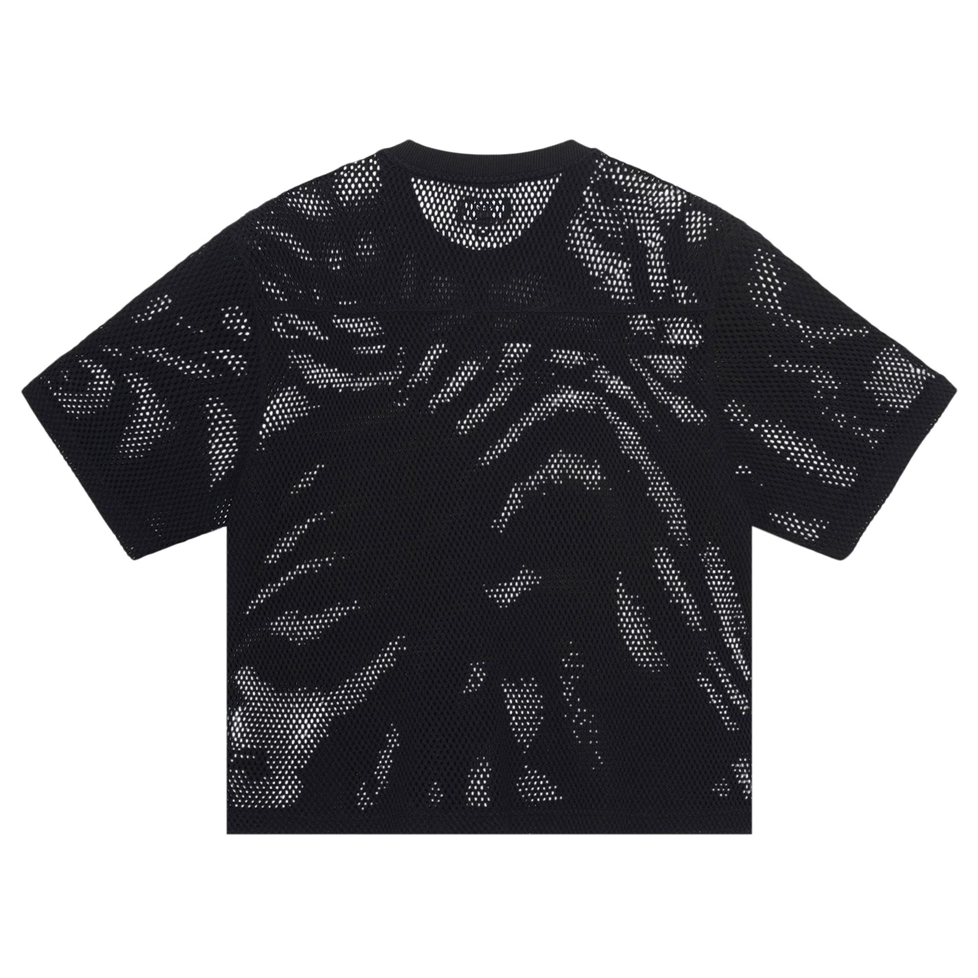 Stussy Mesh Jersey Crew 'Black' - 2