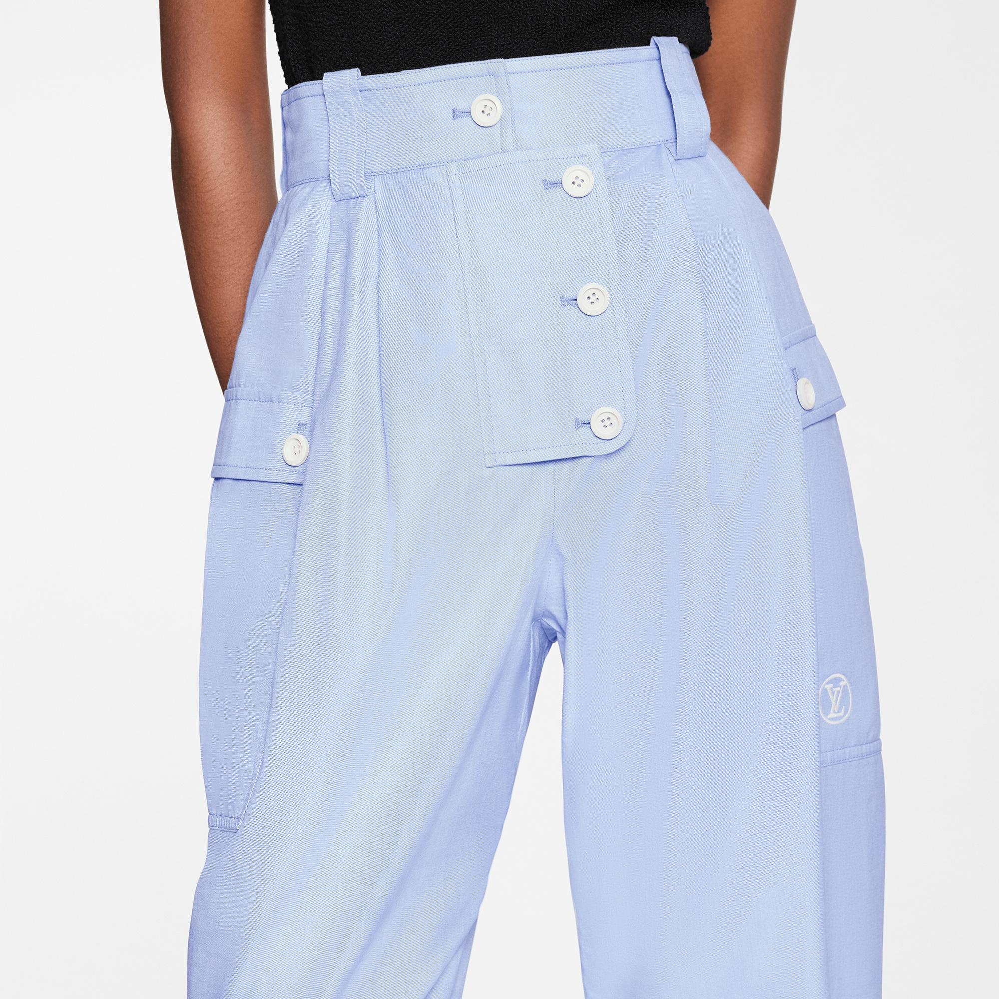 Sporty Tailored Carrot Pants - 3