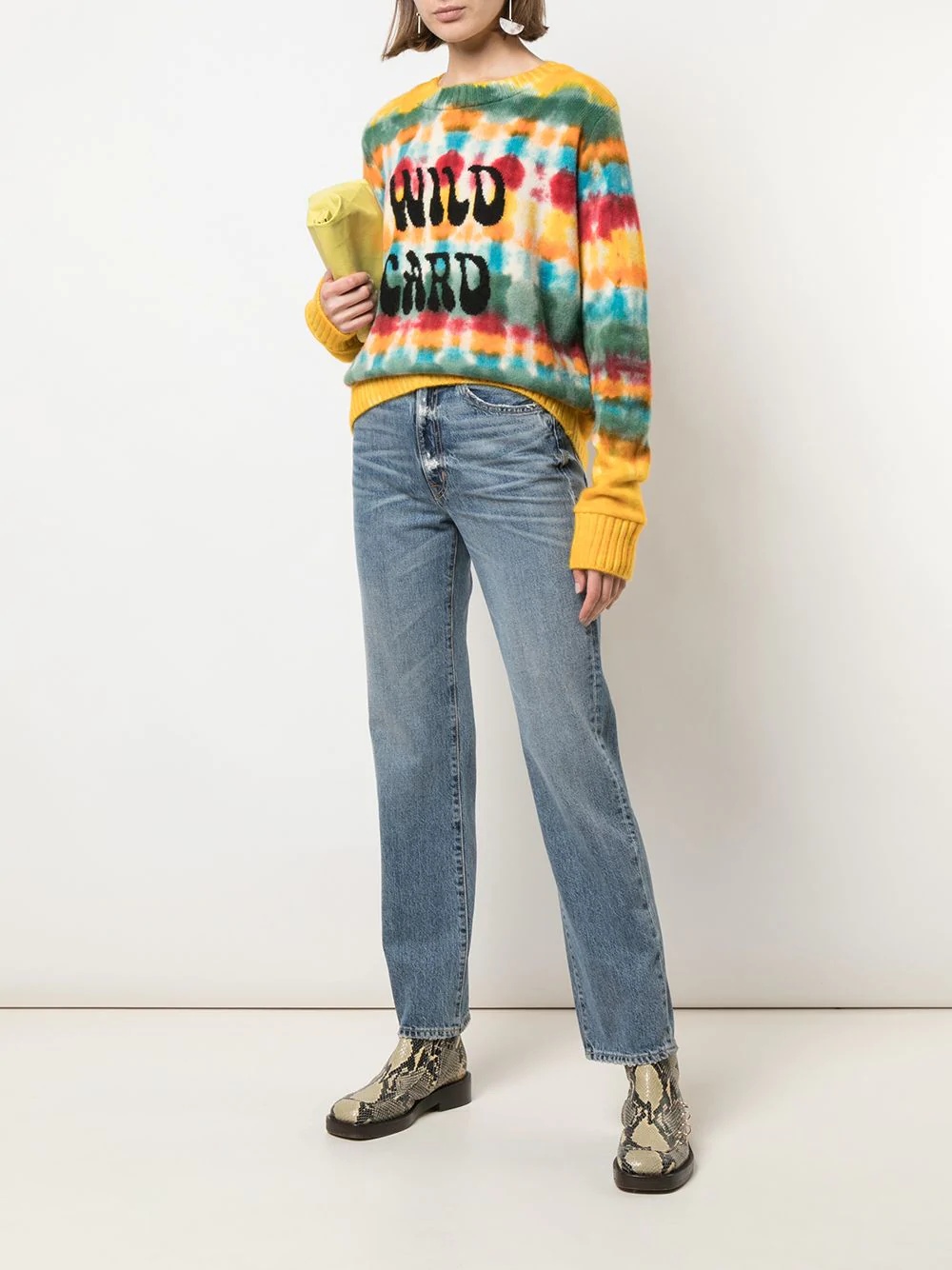 tie dye striped jumper - 3