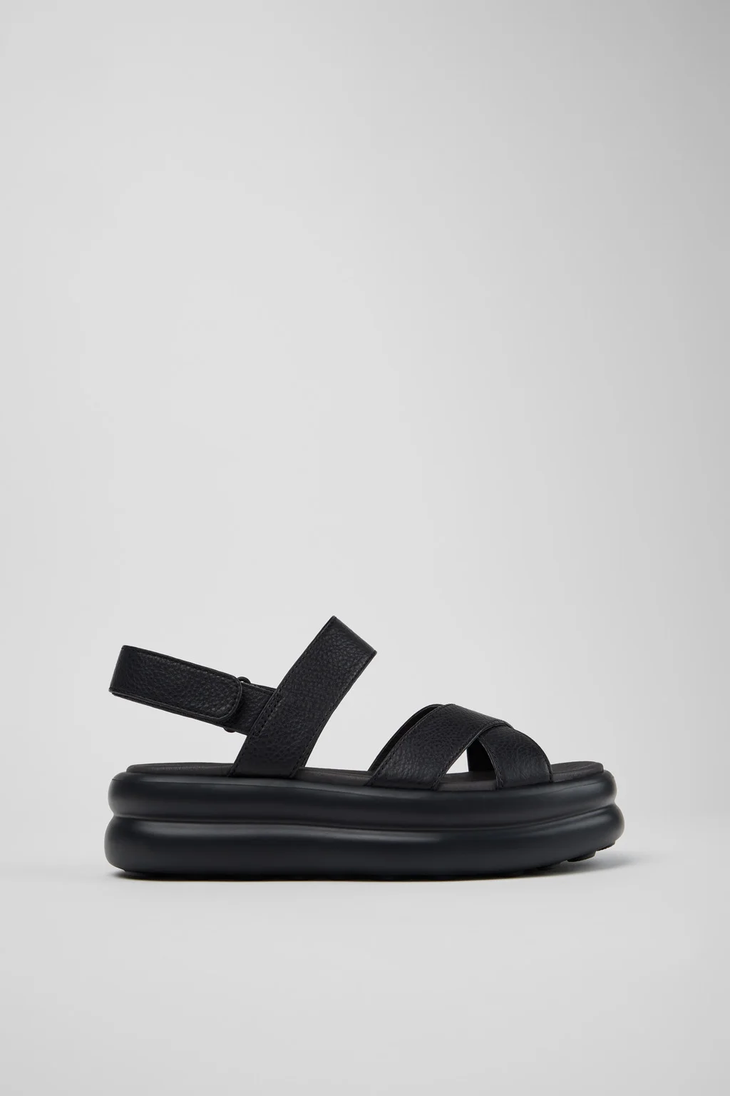 Pelotas Flota Up Black Leather Sandals for Women. - 1