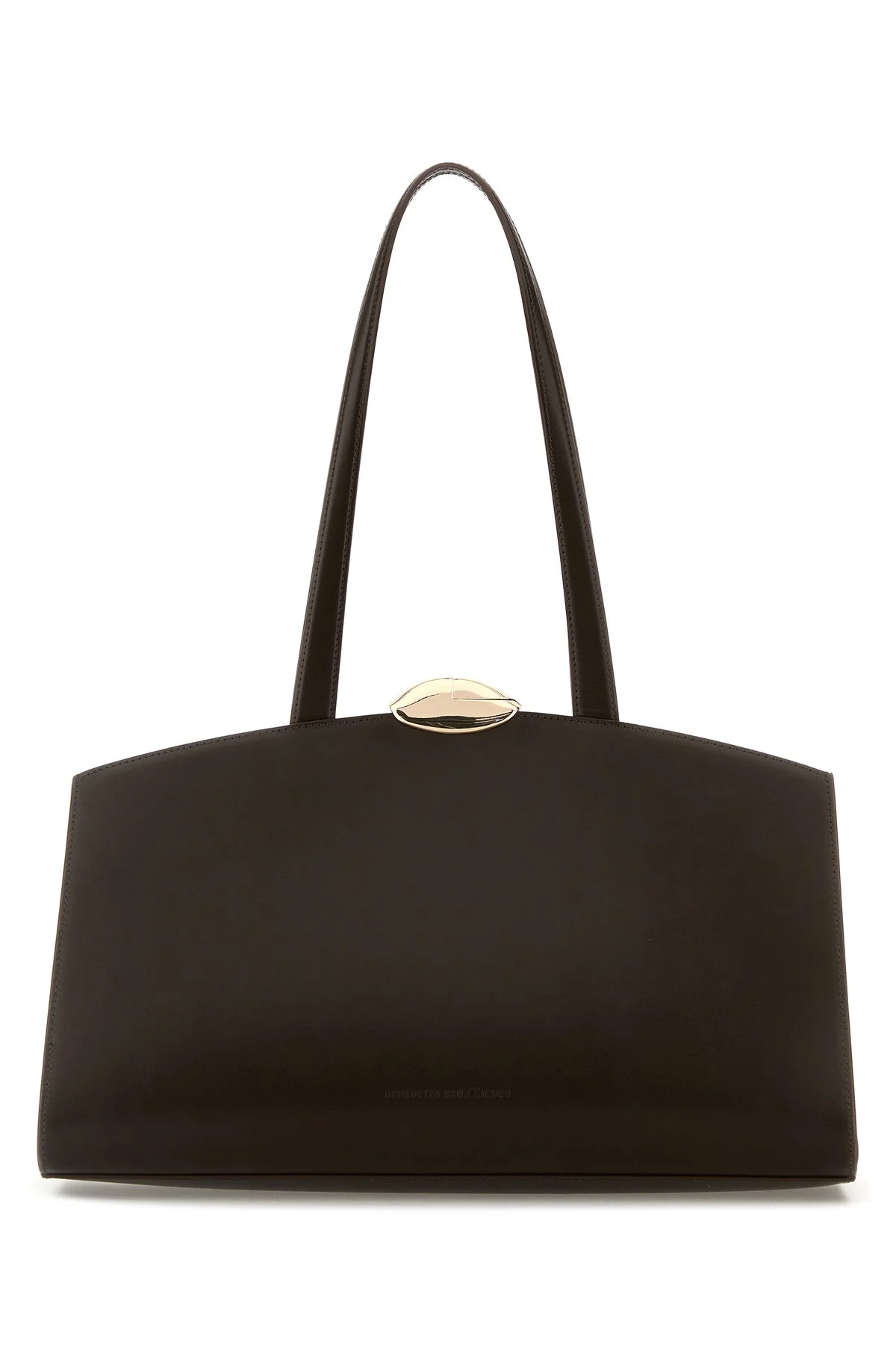 Brown leather Serena shopping bag - 1