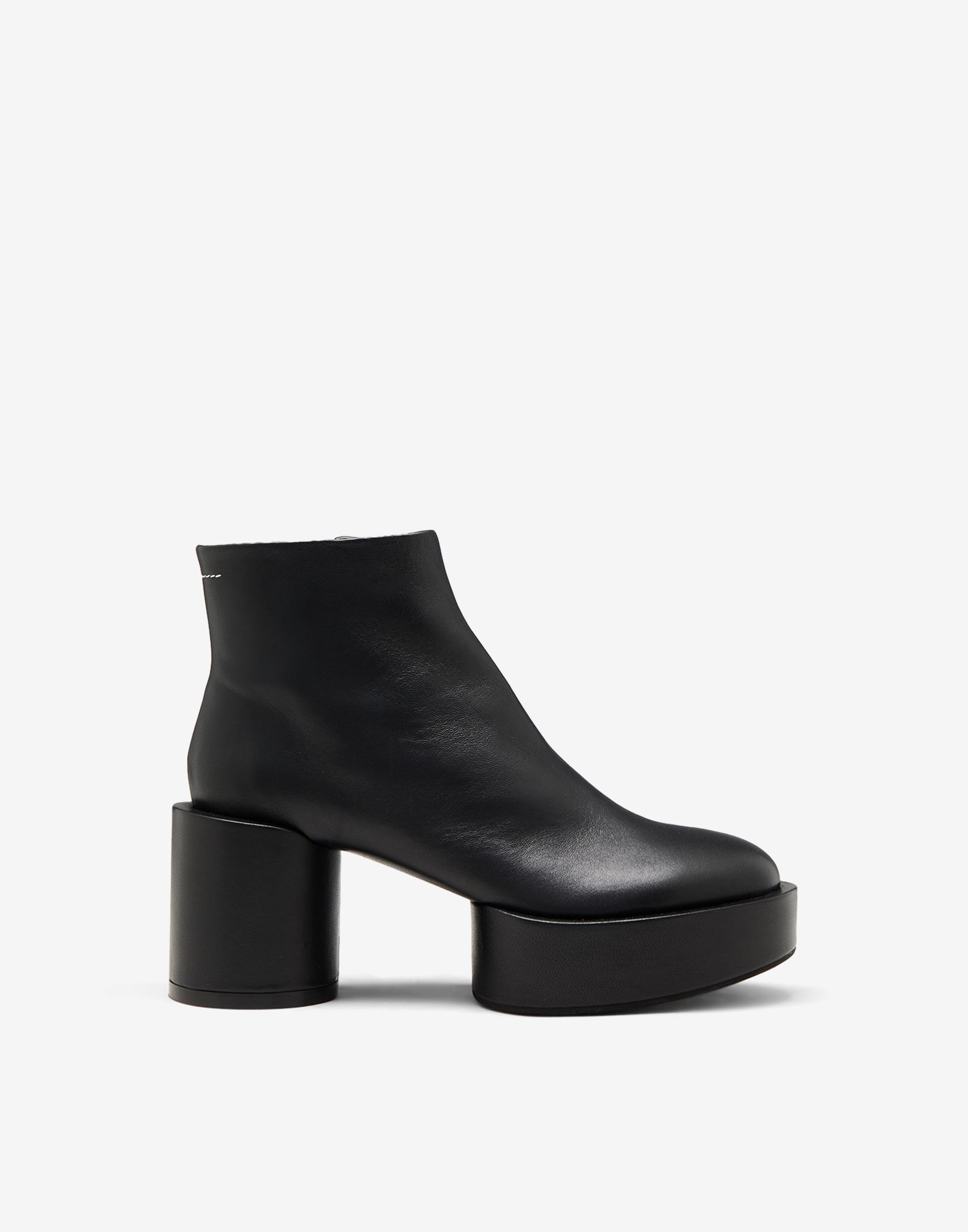 Décolleté platform ankle boots - 1