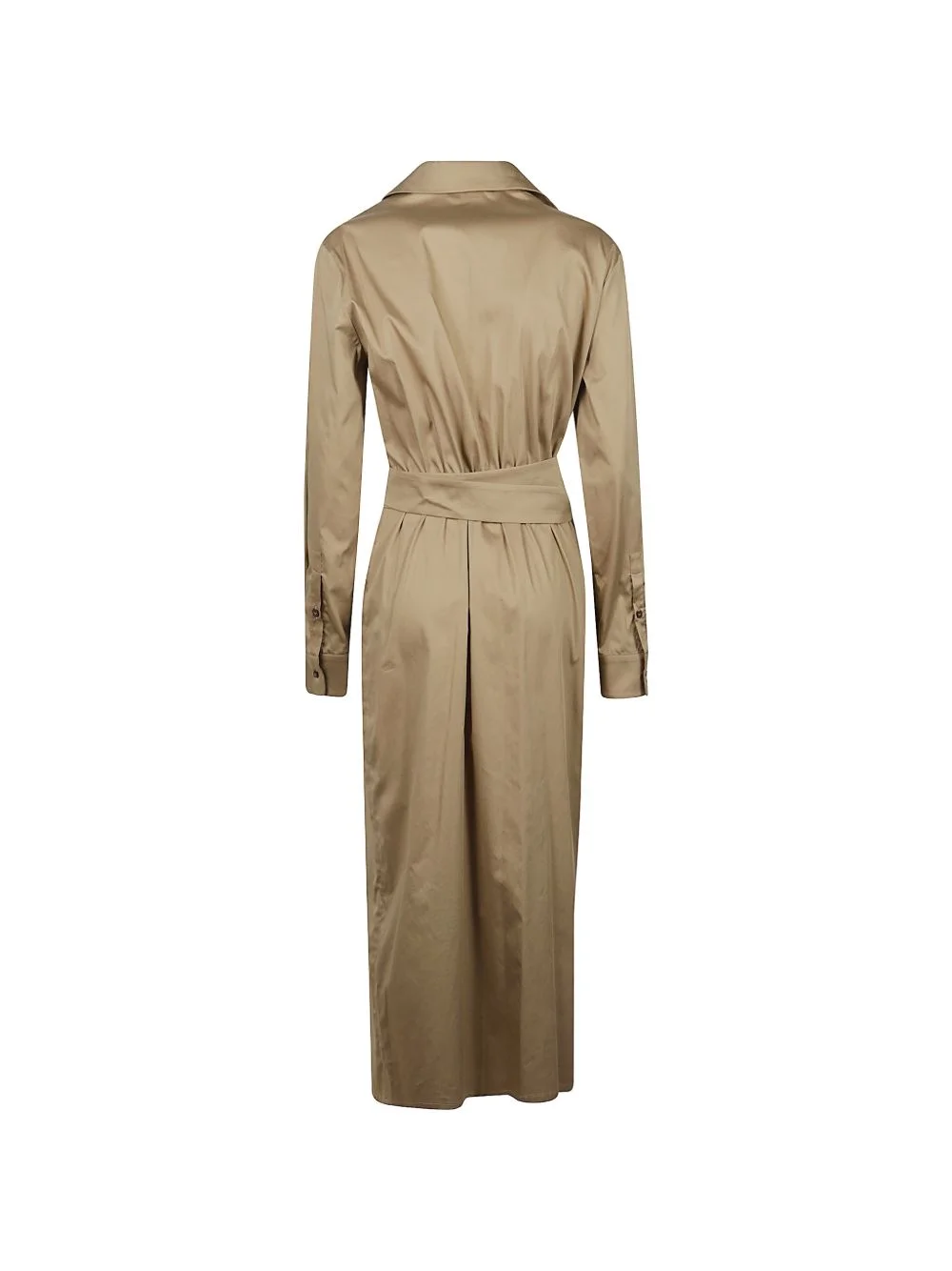 belted midi dress - 1