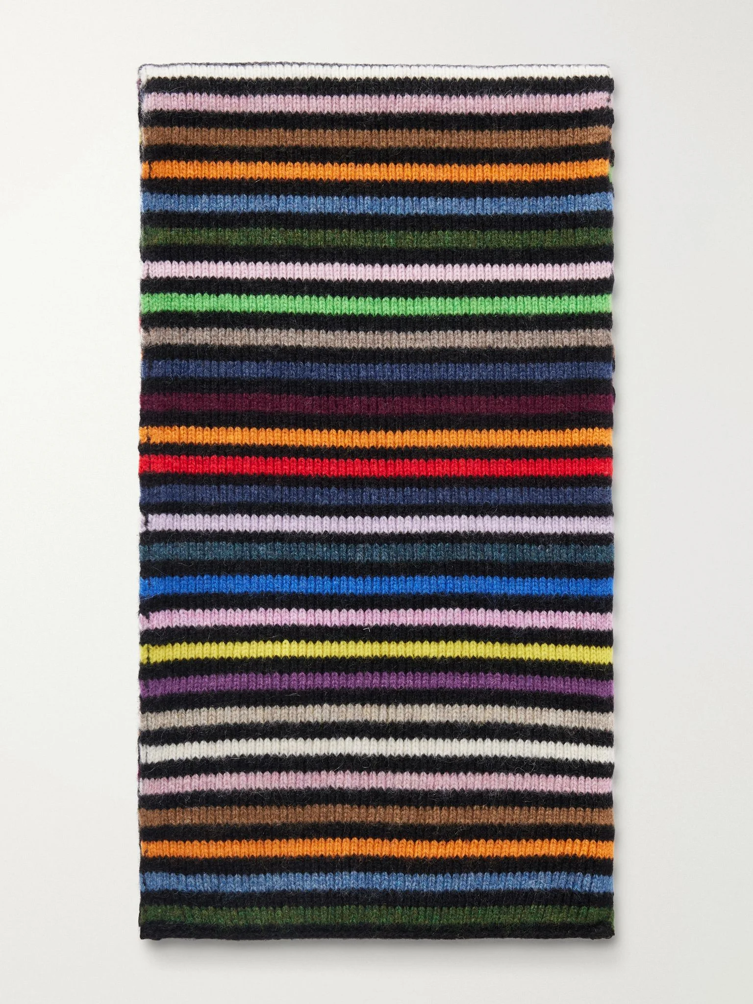 Soula striped cashmere scarf Multi - 1