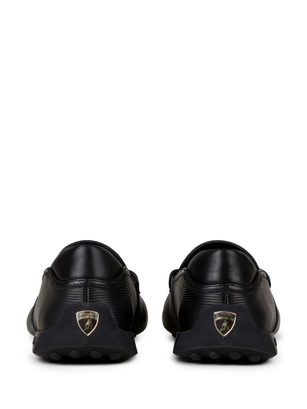 Automobili Lamborghini slip-on leather driving shoes - 3