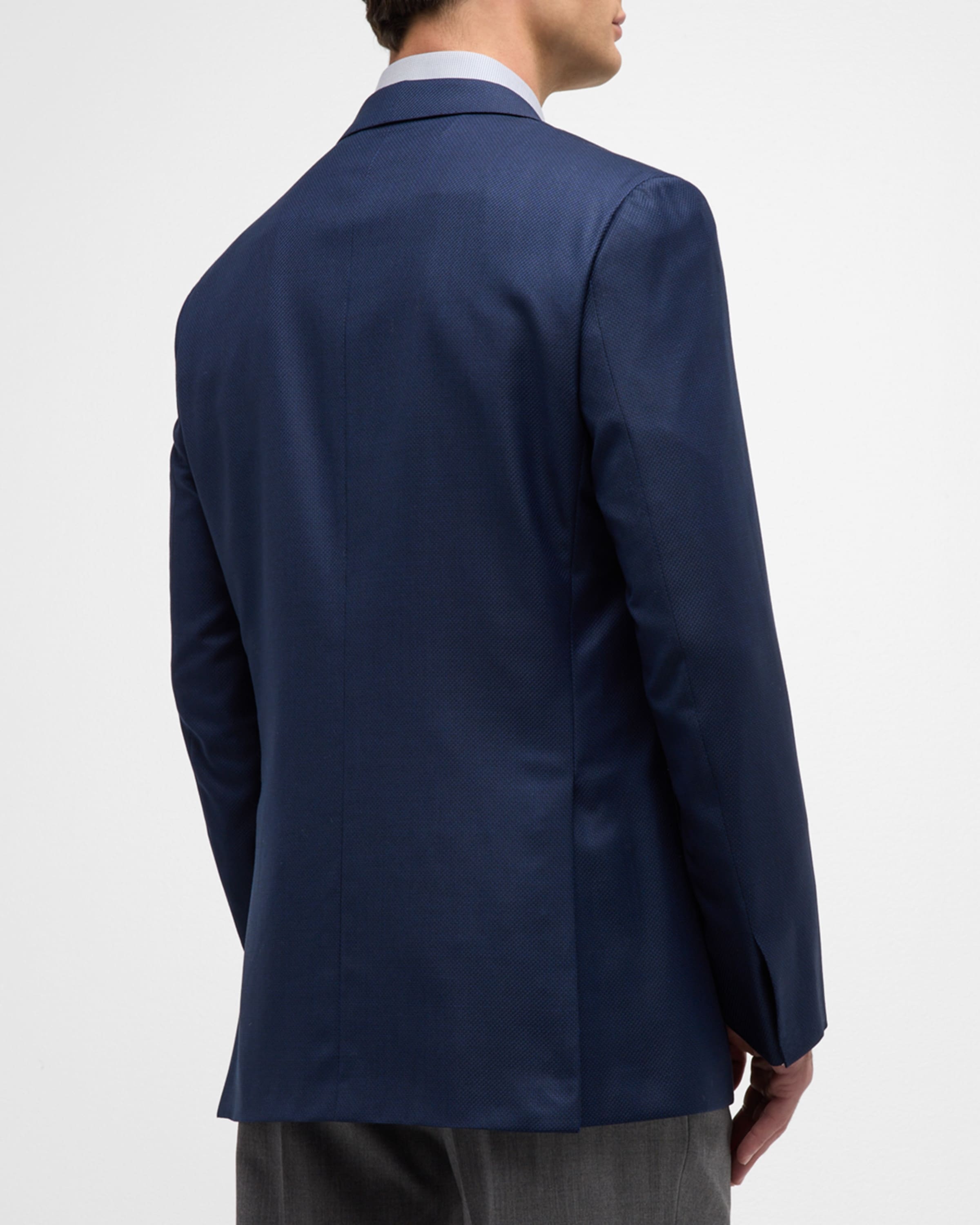 Men's Textured Wool Blazer - 5