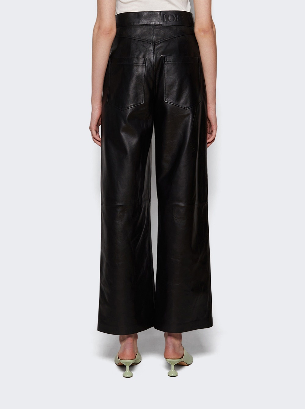 Anagram Baggy Trousers Black - 5