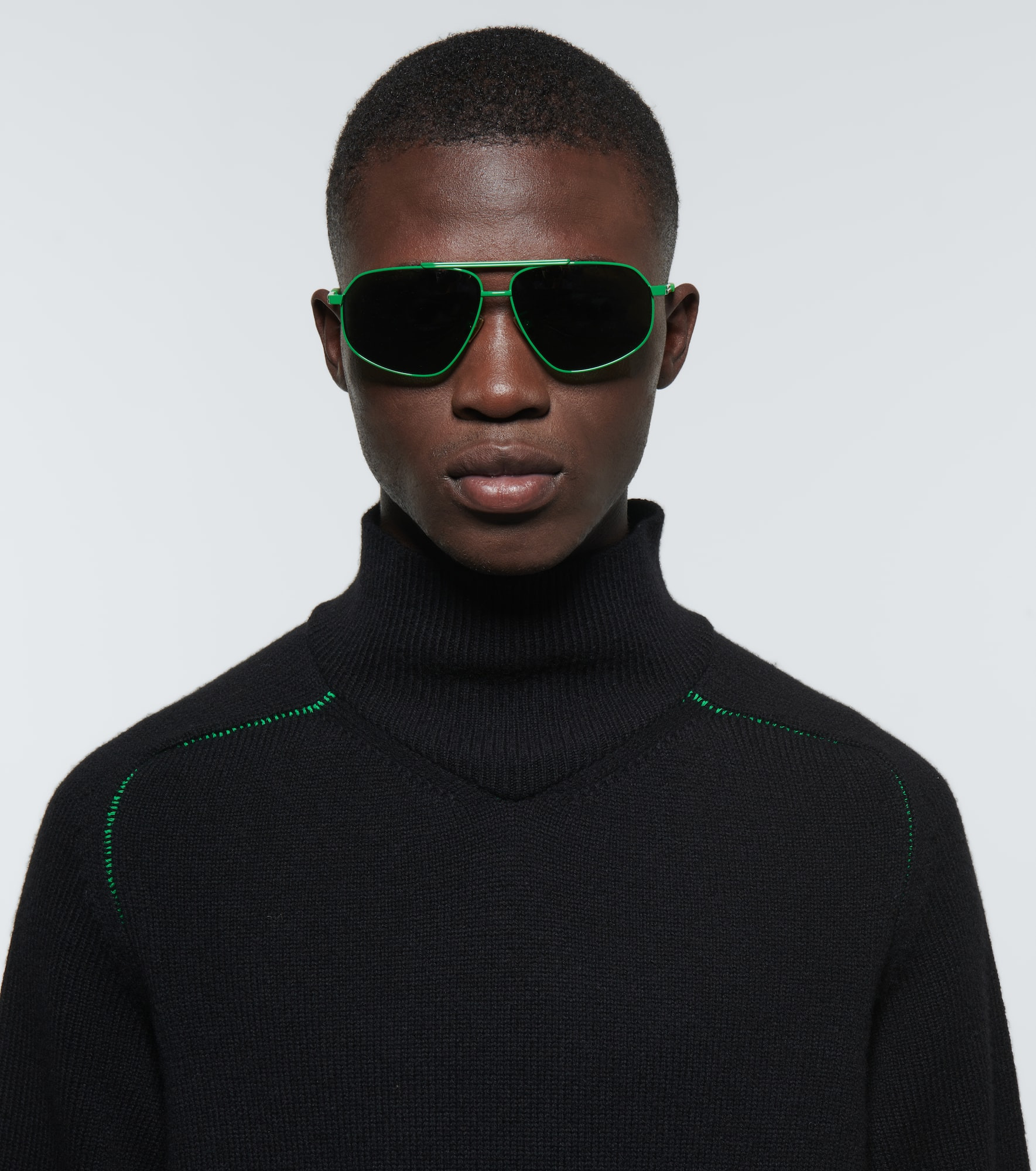 Metal-frame aviator sunglasses - 3