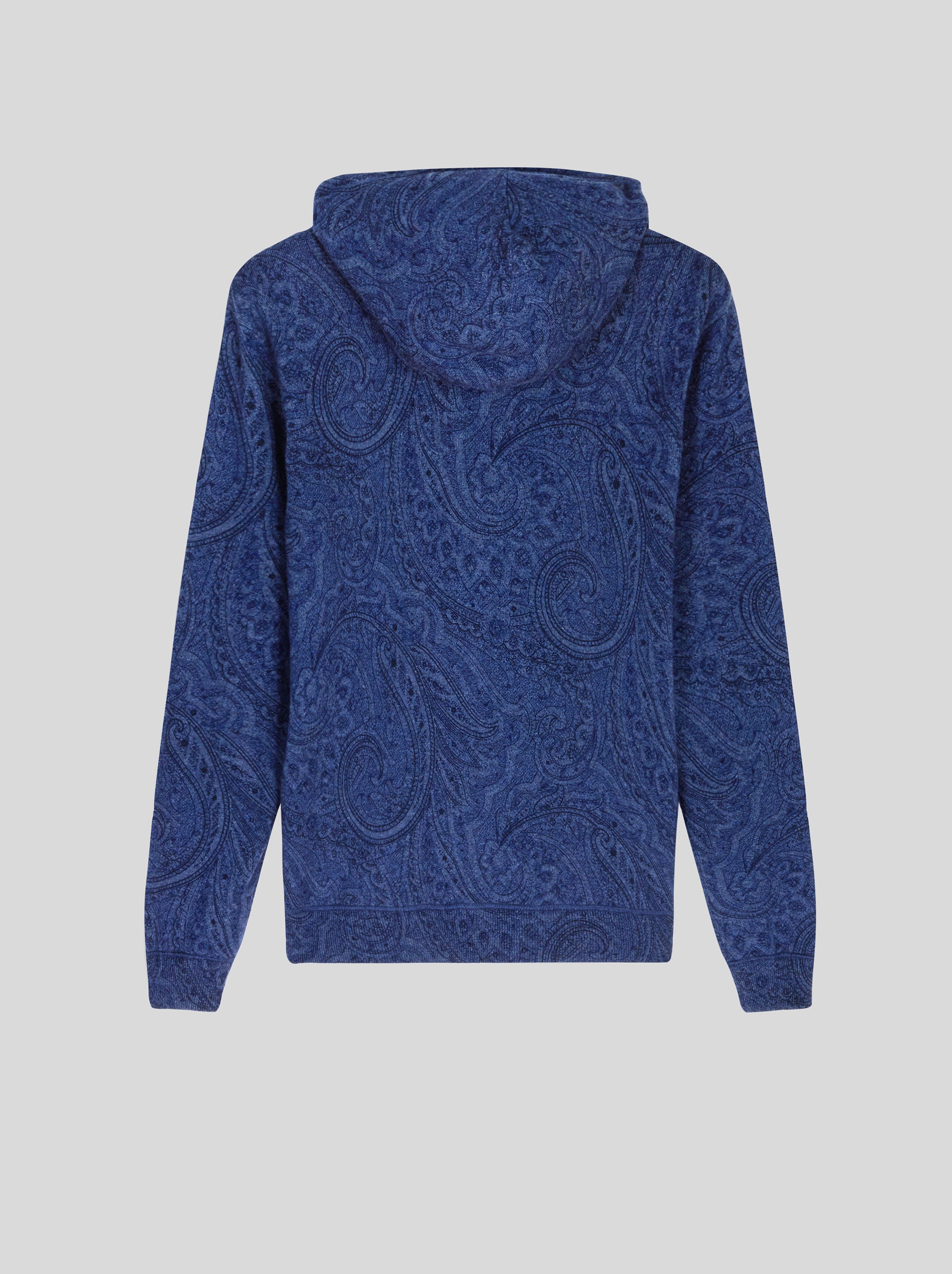 CASHMERE SWEATSHIRT WITH PAISLEY PRINT - 5