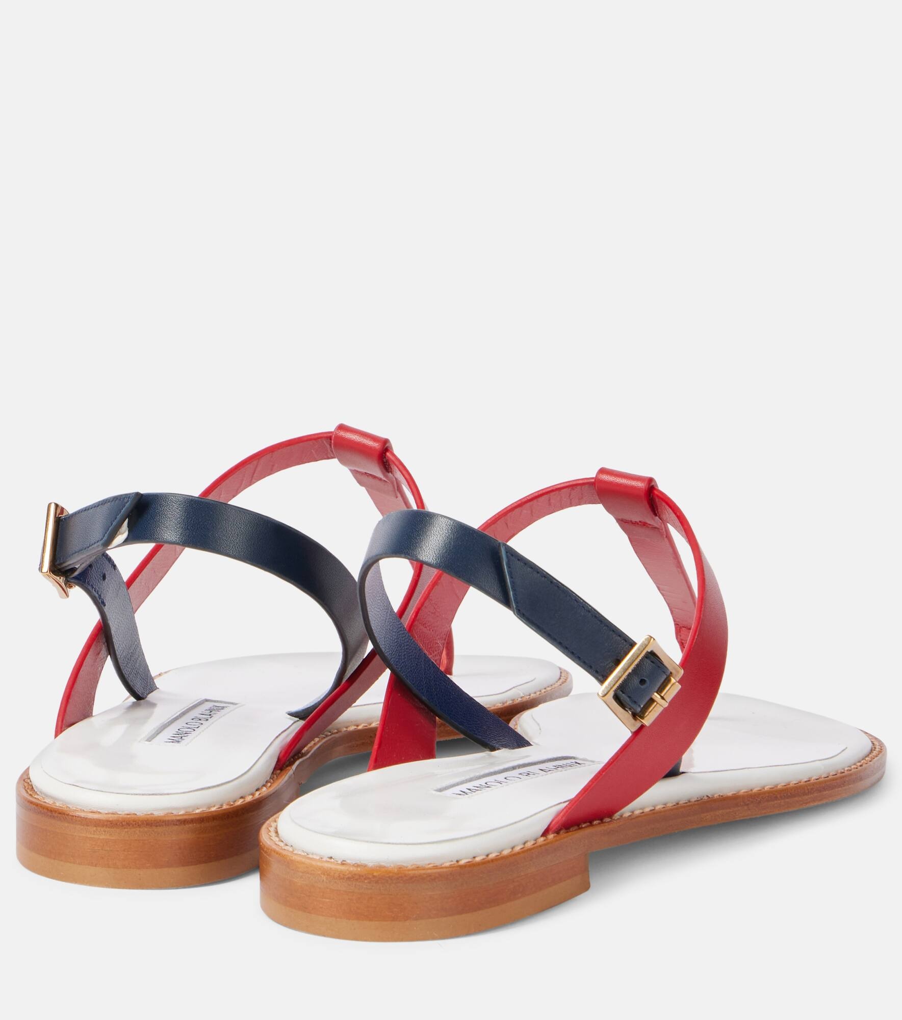 Hata leather thong sandals - 2